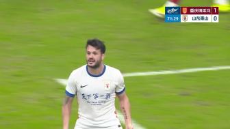 [进球视频]终于进了！瓦科高难度甩头破门，泰山客场1-1扳平铜梁龙